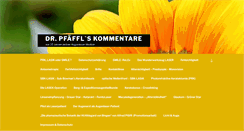Desktop Screenshot of dr-pfaeffl.de